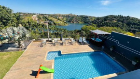 Chácara Gama em condomínio Igarata-SP - Jacuzzi com hidromassagem, piscina e sauna